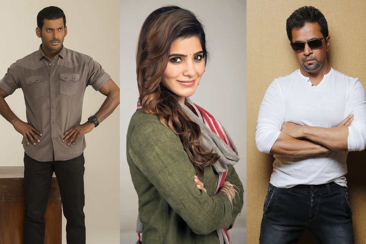 Abhimanyudu Movie Cast Stills